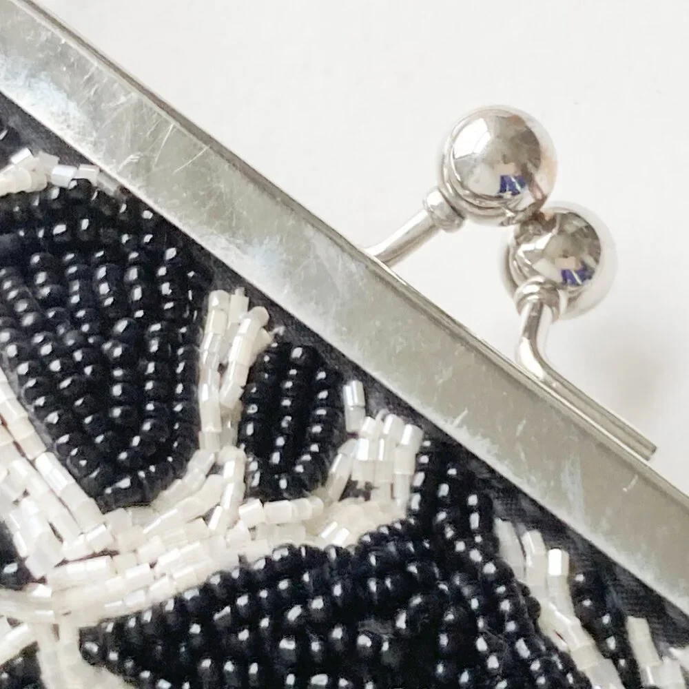 NINA Beaded Evening Bag with Chain Strap - Picture 8 of 8